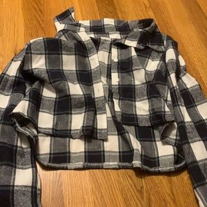 Cropped flannel